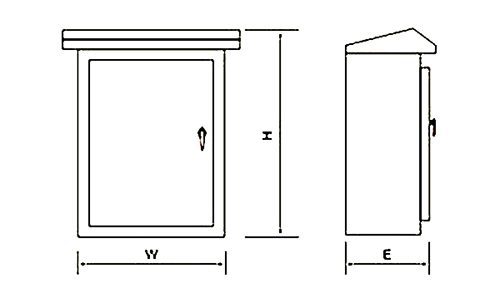 304 stainless steel enclosure box size