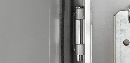 stainless steel shell concealed hinge