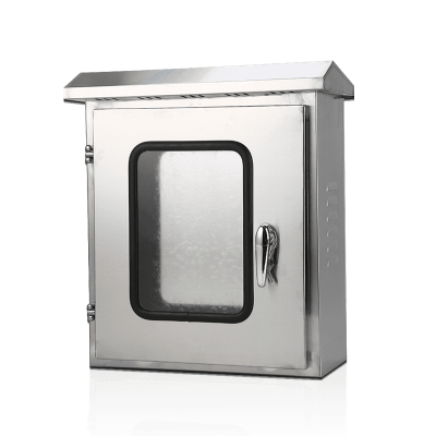 Outdoor Rainproof Stainless Steel Distribution Box with Window