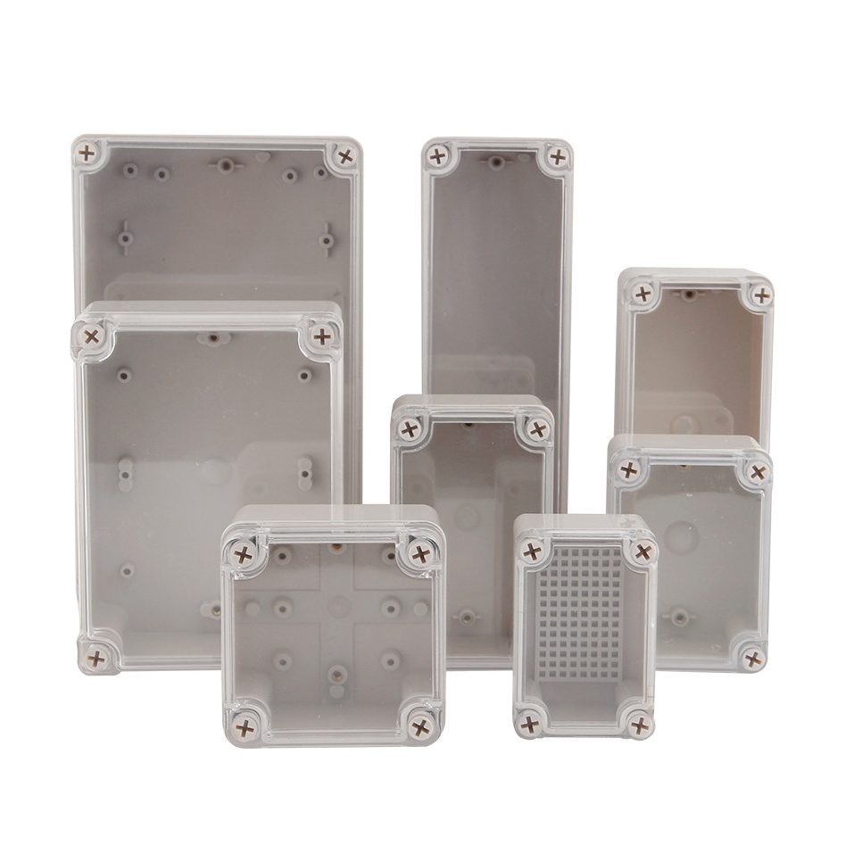 transparent plastic junction boxes